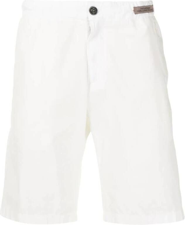 PAUL & SHARK Casual shorts 965 witte Bermudas Wit Heren