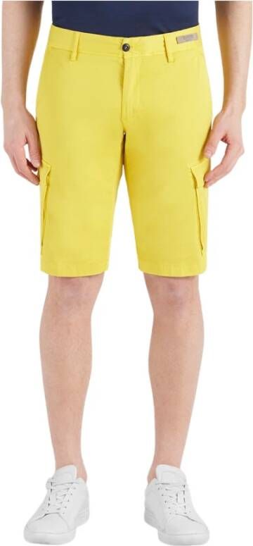 PAUL & SHARK Casual shorts Yellow Heren