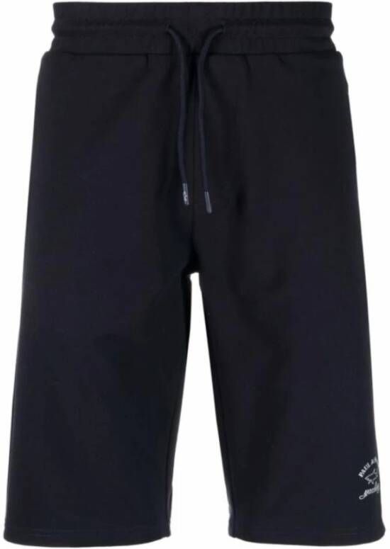 PAUL & SHARK Superzachte stretchkatoenen Bermuda shorts Black Heren