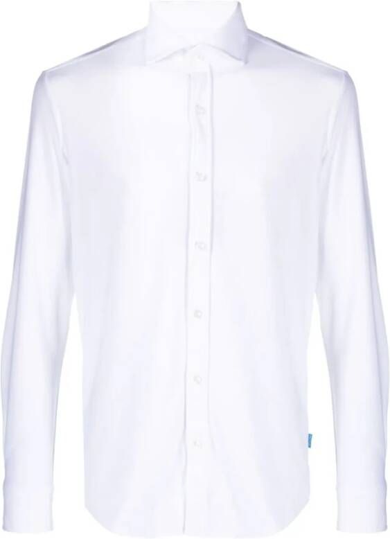 PAUL & SHARK Custom Fit Polyester Piqué Shirt White Heren