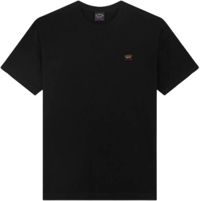 PAUL & SHARK Essentiële Heren T-Shirts voor Dagelijkse Stijl Zwart Heren