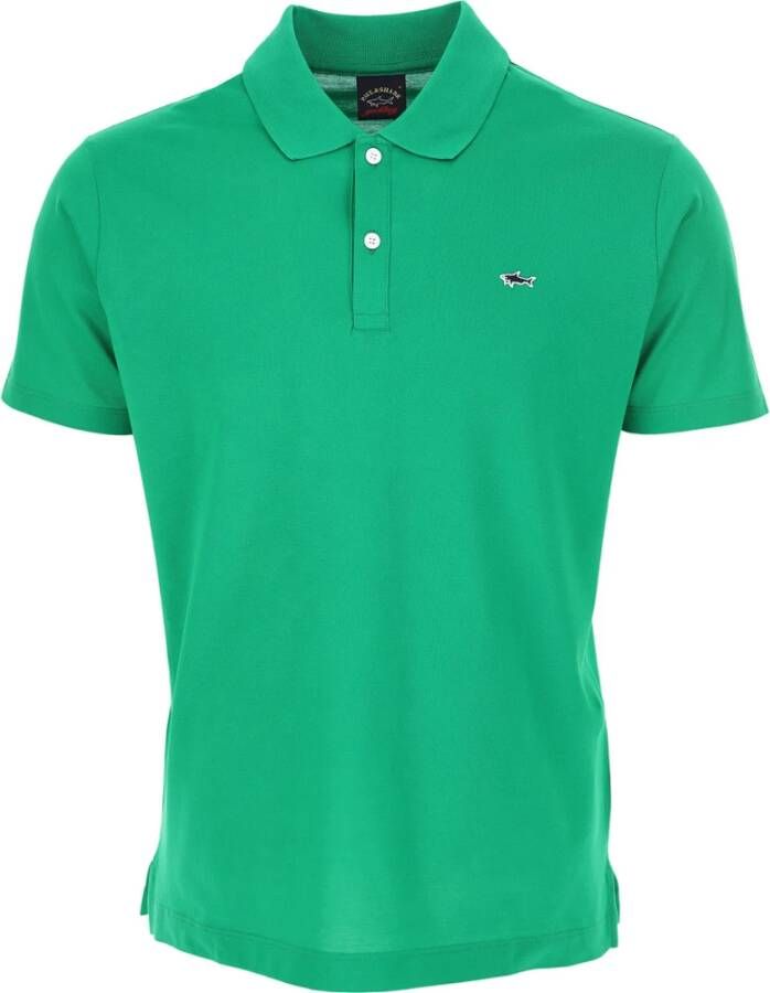 PAUL & SHARK Groene T-shirts en Polos voor Heren Groen Heren