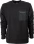 PAUL & SHARK Heren Crewneck Sweatshirt met Zakje 12311821 Kleur Zwart Black Heren - Thumbnail 1