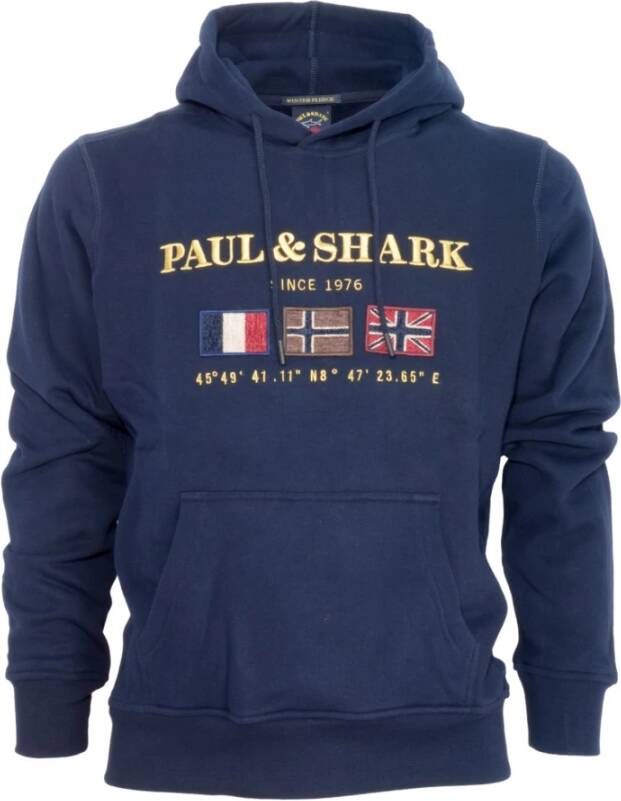 PAUL & SHARK Hoodie Blauw Heren