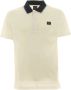 PAUL & SHARK polo wijde fit wit effen blauwe kraag - Thumbnail 3