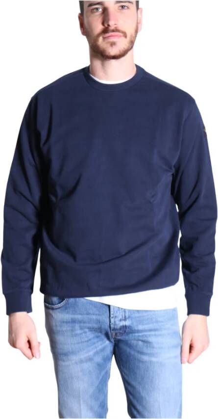 PAUL & SHARK Klassieke Blauwe Crewneck Sweater Blauw Heren