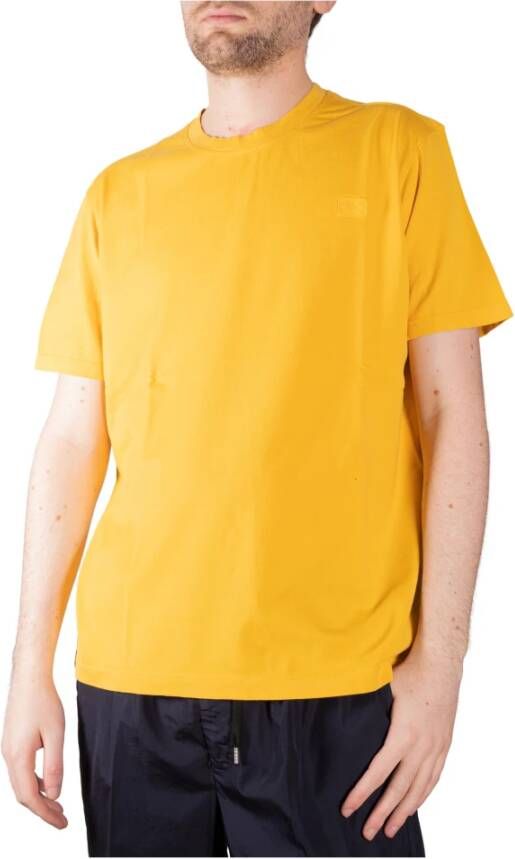 PAUL & SHARK Lavata T-Shirt Gele Was Maat L Geel Heren