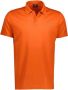PAUL & SHARK Organische Grijze Marmeren Polo Shirt Oranje Heren - Thumbnail 1