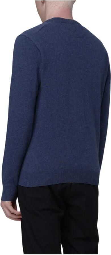 PAUL & SHARK Blauw Melange Wol Ronde Hals Sweater Blue Heren - Foto 3