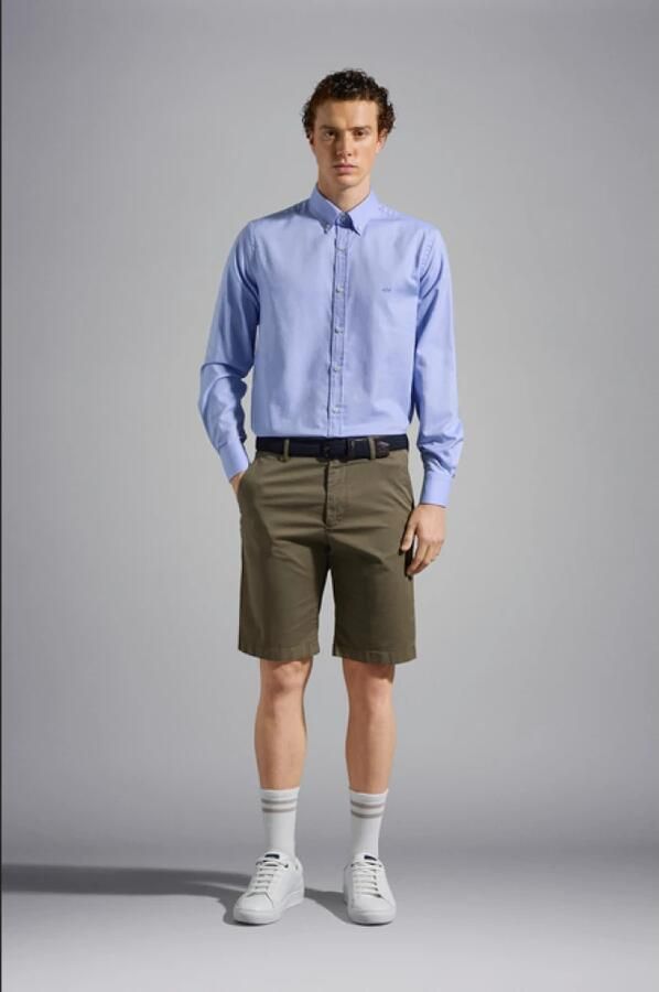 PAUL & SHARK Heren Button Down Overhemd C0P3030 White Heren - Foto 3