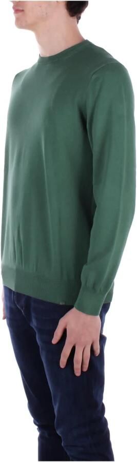 PAUL & SHARK Regular Fit Katoenen Trui met Logo Patch Groen Heren - Foto 4