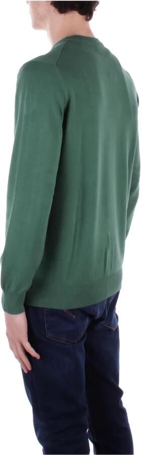 PAUL & SHARK Regular Fit Katoenen Trui met Logo Patch Groen Heren - Foto 3