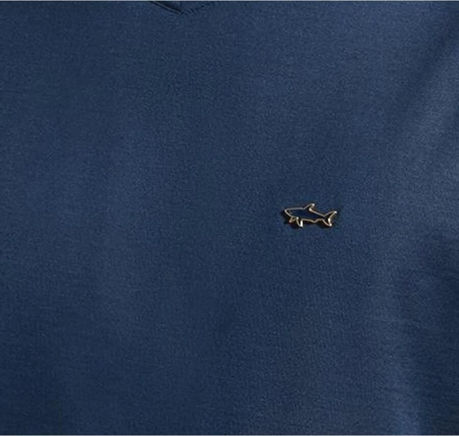 PAUL & SHARK Katoenen T-shirt met korte mouwen Regular Fit 21411016 Blauw Blue Heren