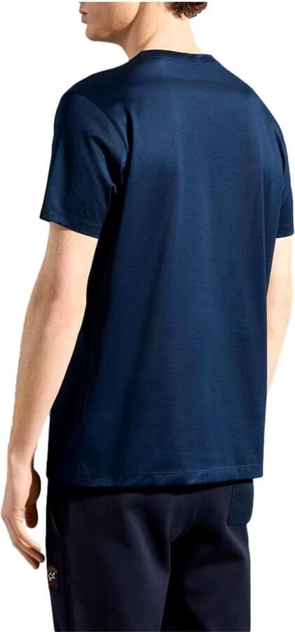 PAUL & SHARK Katoenen T-shirt met korte mouwen Regular Fit 21411016 Blauw Blue Heren - Foto 2