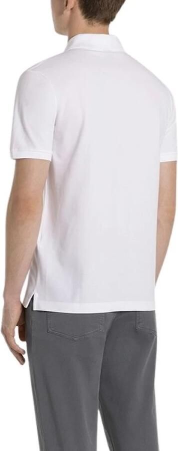 PAUL & SHARK Katoenen Piqué Organische Polo in Witte Kleur Cop1000 White Heren - Foto 7