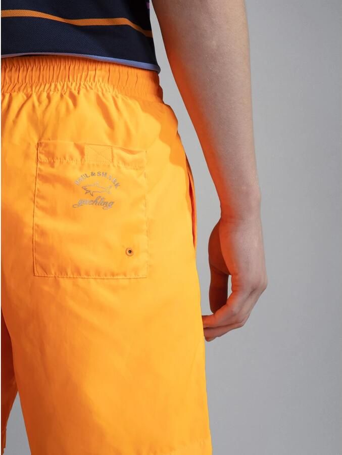 PAUL & SHARK Reflecterende zwemkleding in fluorescerend oranje Orange Heren