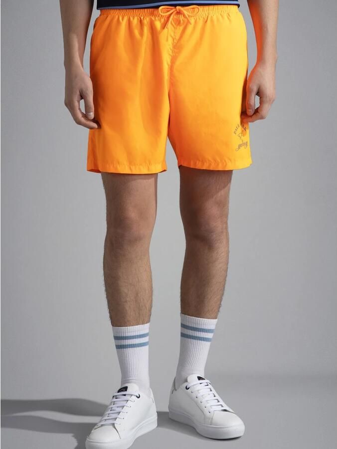 PAUL & SHARK Reflecterende zwemkleding in fluorescerend oranje Orange Heren - Foto 2