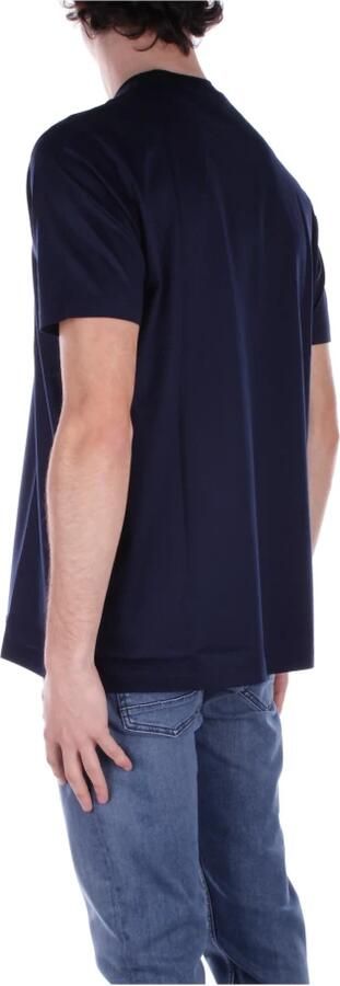 PAUL & SHARK Heren Navy Blauw Katoenen T-Shirt met Mini Logo Blue Heren - Foto 3