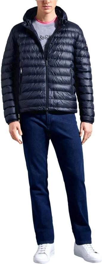 PAUL & SHARK Ultralichte donsjas met afneembare capuchon Blue Heren - Foto 5