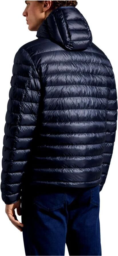 PAUL & SHARK Ultralichte donsjas met afneembare capuchon Blue Heren - Foto 4