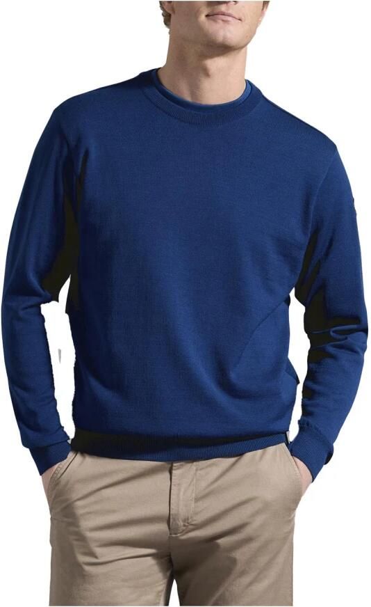 PAUL & SHARK Blauwe Sweaters met PaulShark Heritage Patch Blue Heren - Foto 3
