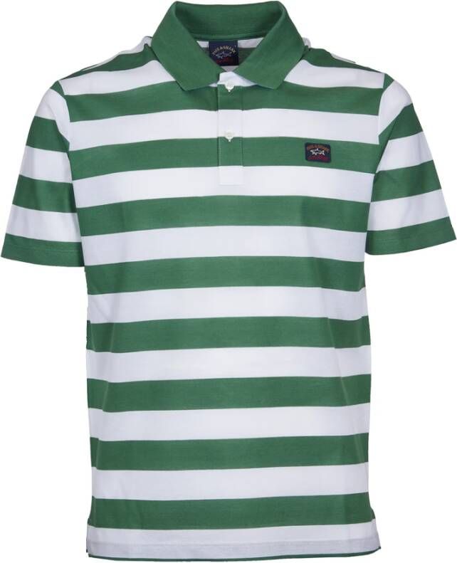 PAUL & SHARK Polo Shirt Groen Heren