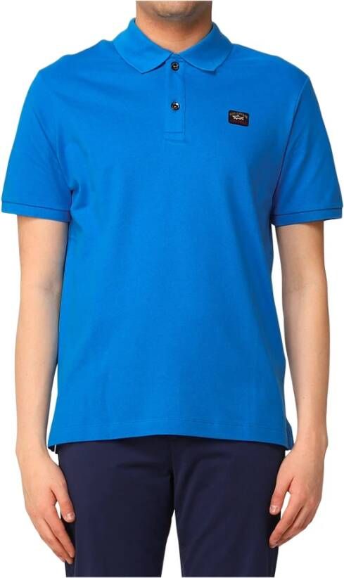 PAUL & SHARK Polo Shirts Blauw Heren