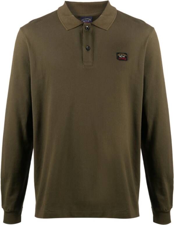 PAUL & SHARK Polo Shirts Groen Heren