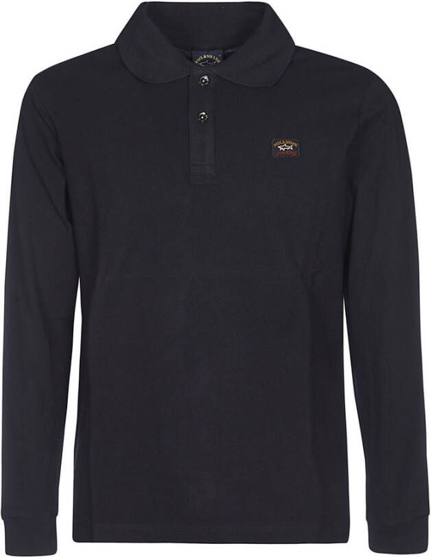 PAUL & SHARK Polo Shirts Zwart Heren