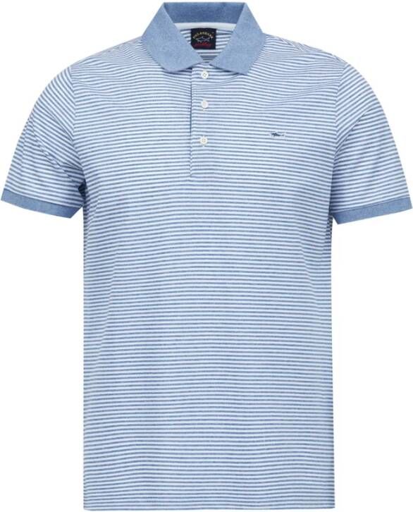PAUL & SHARK Gestreept Polo T-shirt voor Heren Blauw Heren