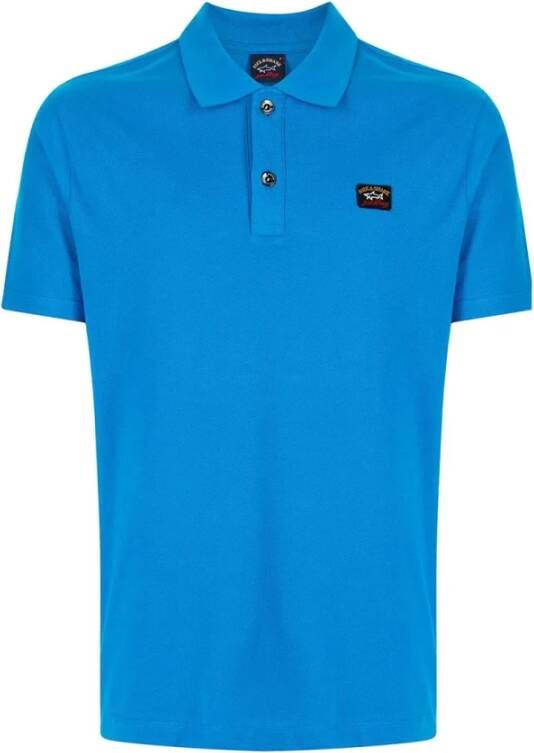 PAUL & SHARK Klassiek Polo Shirt Navy Blauw Heren