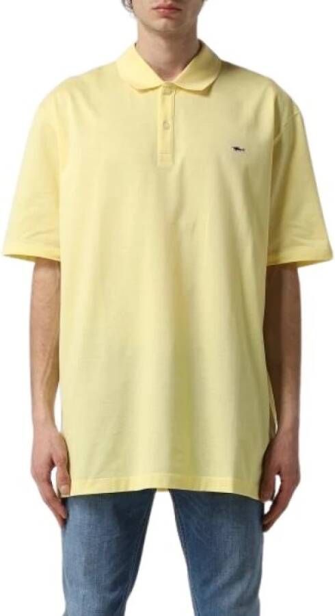PAUL & SHARK Polo Shirt Yellow Heren