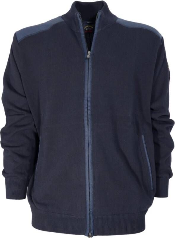 PAUL & SHARK Ritsvest in Blauw Katoen Blauw Heren