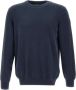 PAUL & SHARK Trainingsshirt Blauwe Katoenen Sweatshirt Blauw Heren - Thumbnail 1
