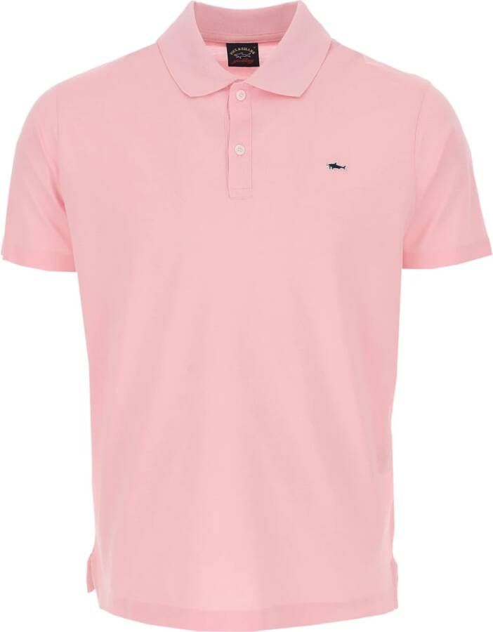 PAUL & SHARK Roze T-shirts en Polos Pink Heren