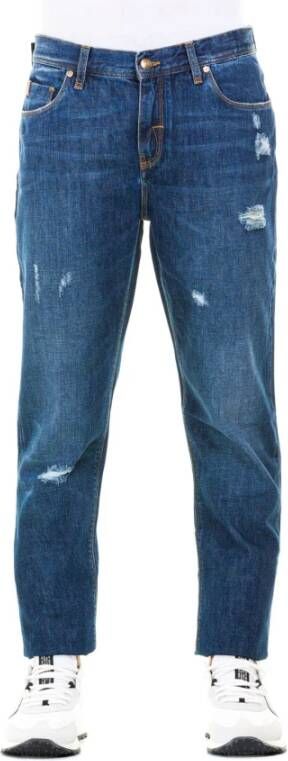PAUL & SHARK Slimfit-jeans Blauw Heren