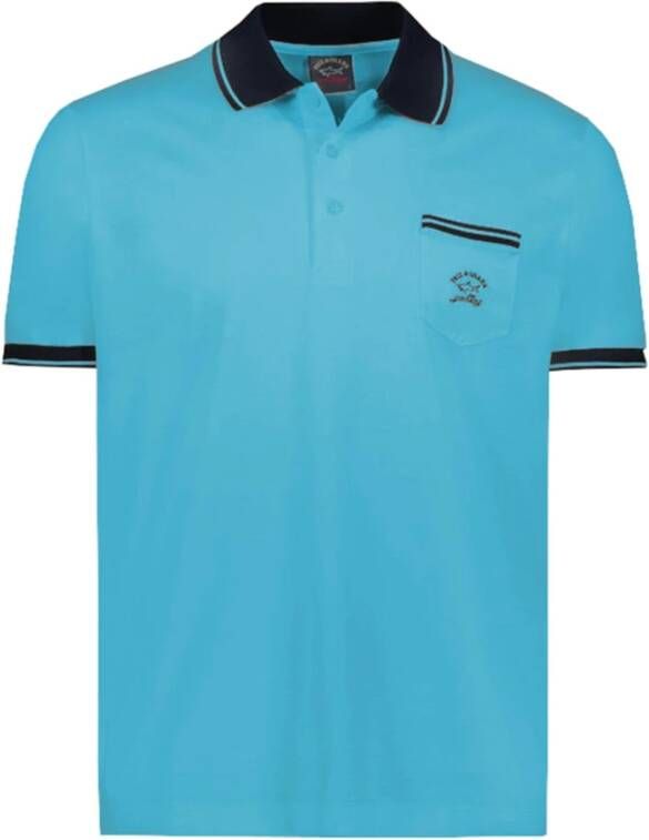 PAUL & SHARK Sportieve Polo Shirt Blauw Heren