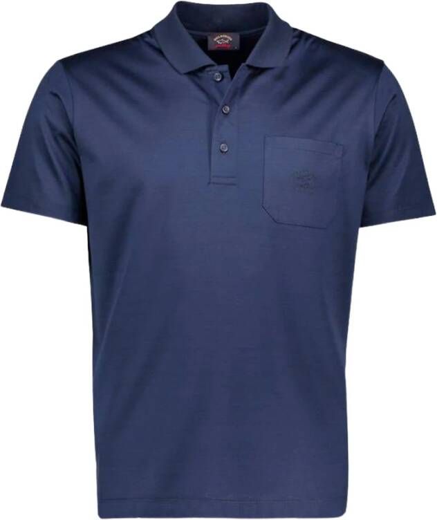 PAUL & SHARK Stijlvolle Polo Shirt Blauw Heren