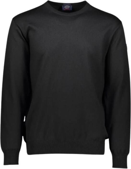 PAUL & SHARK Stijlvolle Zwarte Sweatshirt voor Mannen Zwart Heren