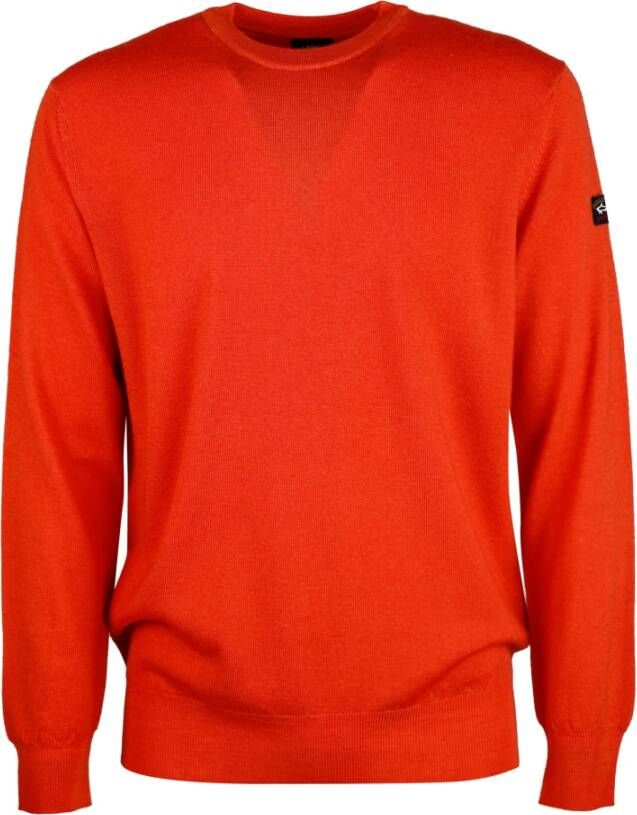 PAUL & SHARK Sweater Orange Oranje Heren