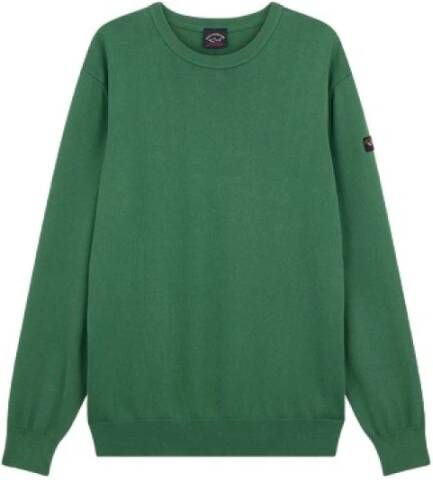 PAUL & SHARK Klassieke Gebreide Sweater Green Heren