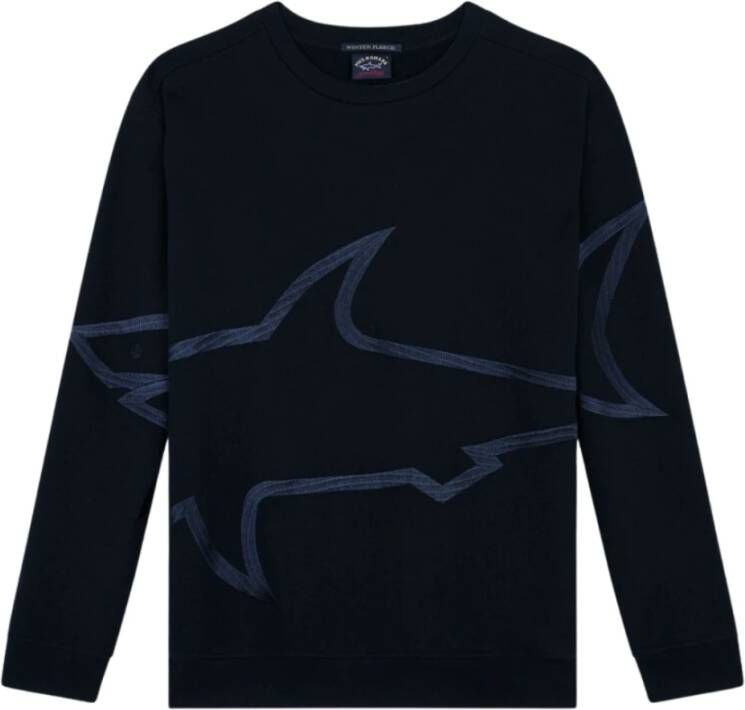 PAUL & SHARK Navyblauwe Katoenen Sweatshirt Blue Heren
