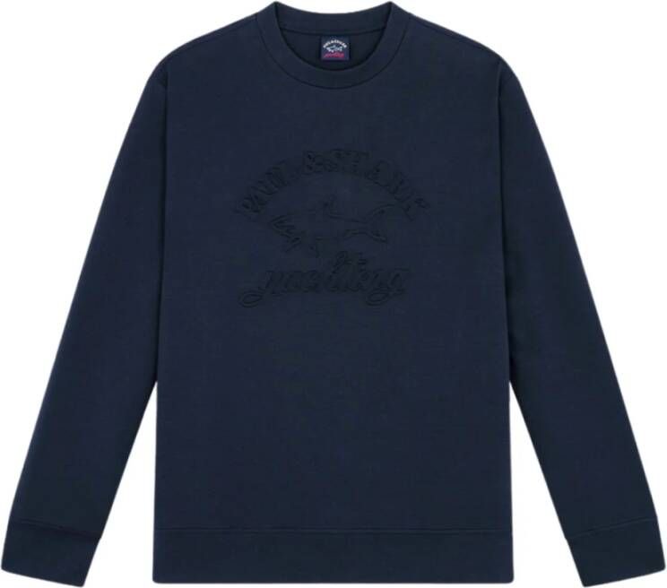 PAUL & SHARK Gebreide Sweatshirt voor Heren Blauw Heren