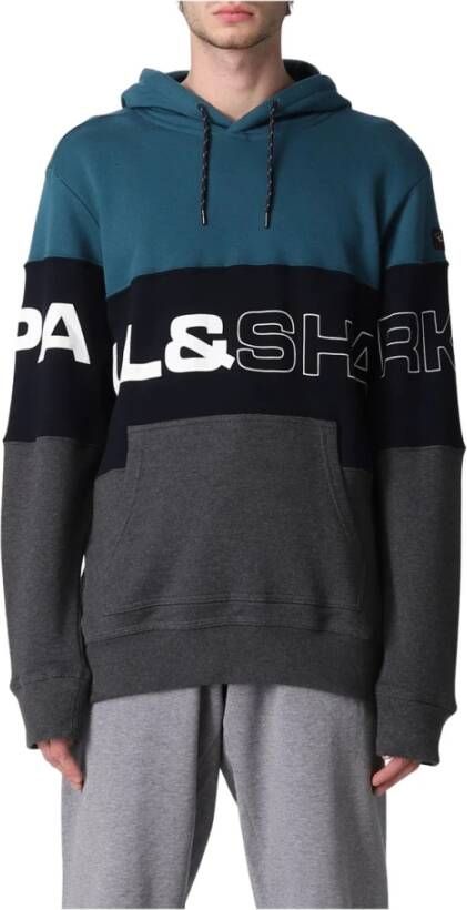 PAUL & SHARK Multicolor Hoodie Grijs Heren