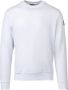 PAUL & SHARK Biologisch katoenen sweatshirt met iisch embleem Genser White Heren - Thumbnail 6