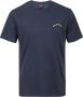 PAUL & SHARK Katoenen Shark Print T-Shirt (Blauw) Blue Heren - Thumbnail 1