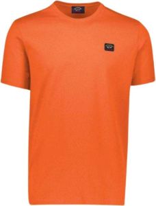 PAUL & SHARK t-shirt oranje ronde hals