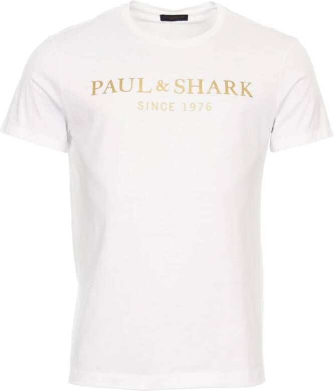 PAUL & SHARK T-shirt Wit Heren