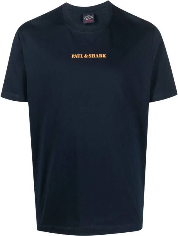 PAUL & SHARK T-shirt Zwart Heren