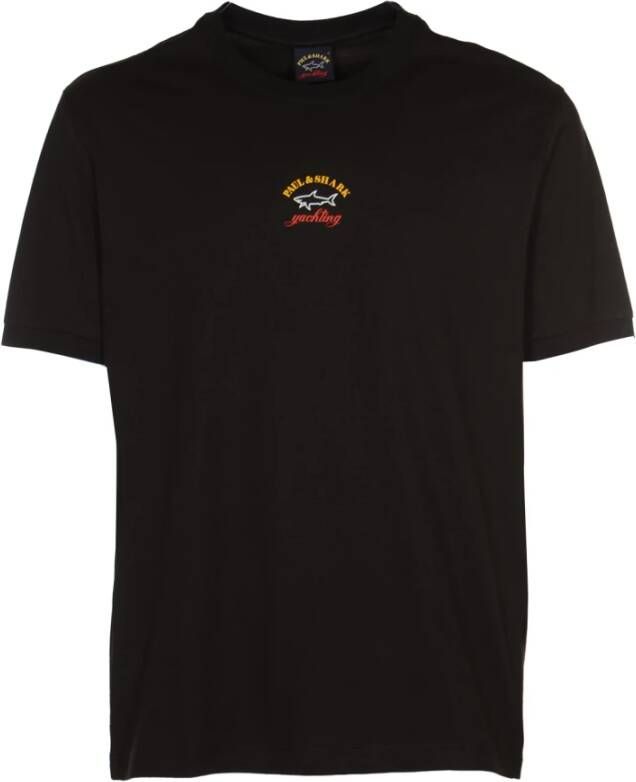 PAUL & SHARK Zwarte T-shirts en Polos van Paulamphark Black Heren